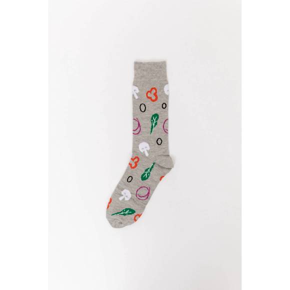NEW 123 AMORE women's veggie pizza 4-set sock in multi color - Picture 2 of 8